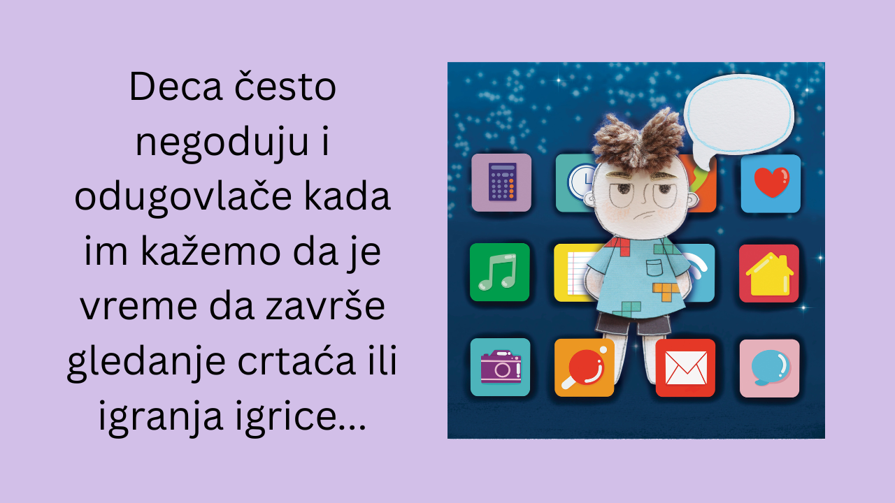 Kako reći detetu da je vreme pred ekranom završeno