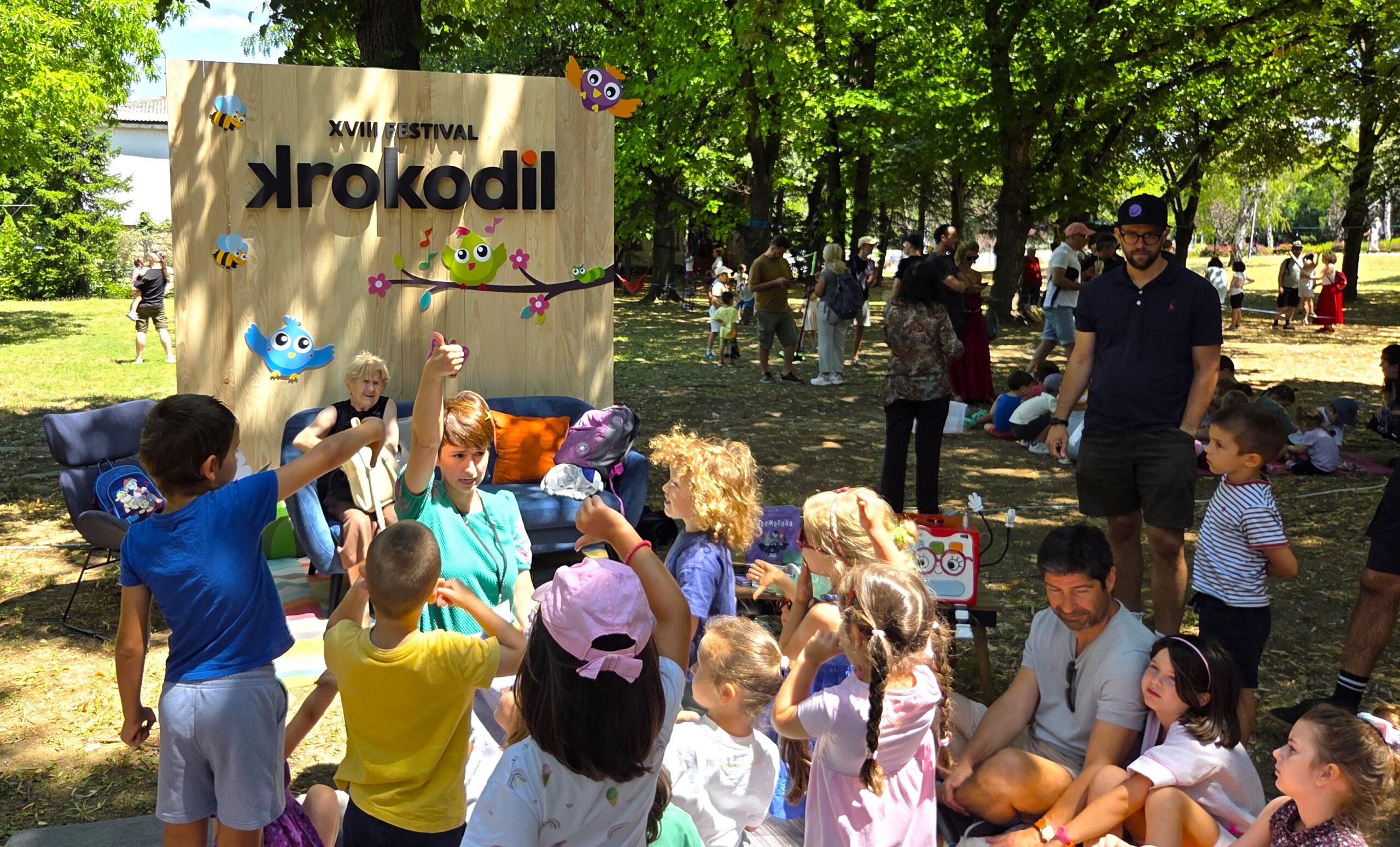 Mrežoslav na festivalu KROKODIL